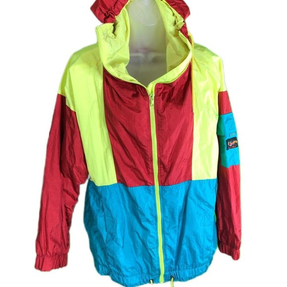 VTG 80s RED PEPPER ACTION WEAR WINDBREAKER JACKET - Picture 4 of 8
